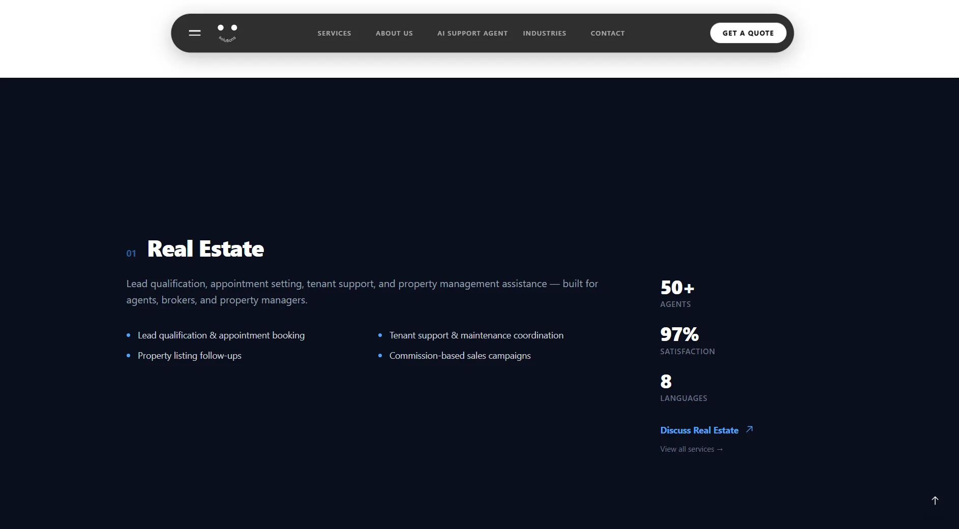 Dat Dat Solutions industries page